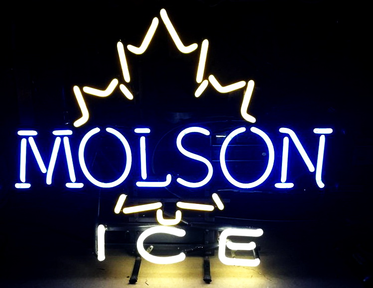 Molson Canadian Ice Neon Sign